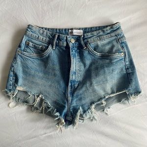 Zara high waist shorts
